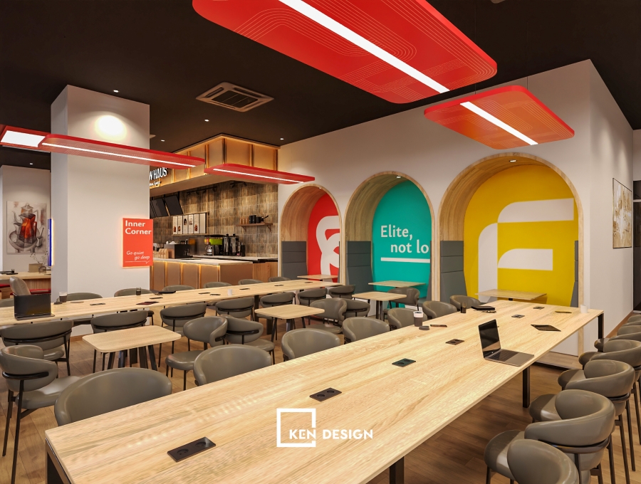 Thiết kế cafe coworking FLOW HAUS cơ sở 2 tại Mễ Trì